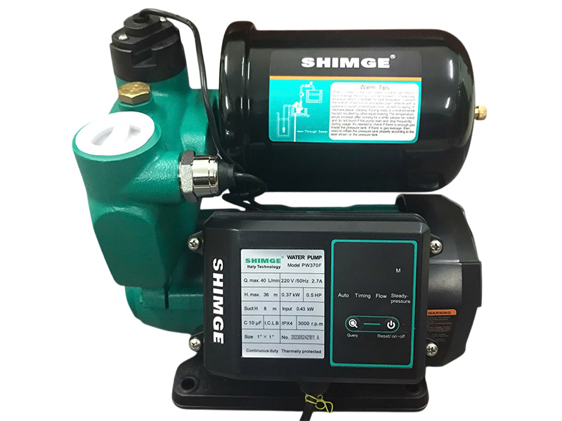 Máy bơm tăng áp Shimge PW 370F (370W)