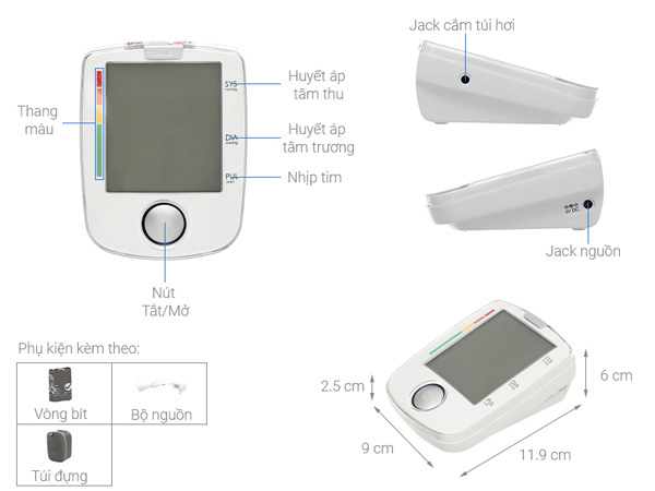 Máy đo huyết áp bắp tay Beurer BM44