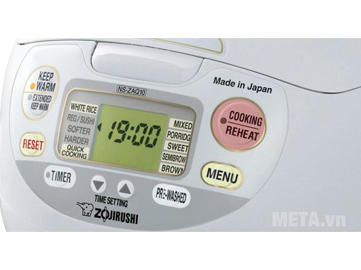 Nồi cơm điện Zojirushi NS-ZAQ10-WZ - 1 lít