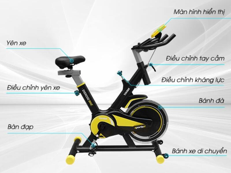 Xe đạp tập thể dục Spin Bike JN55
