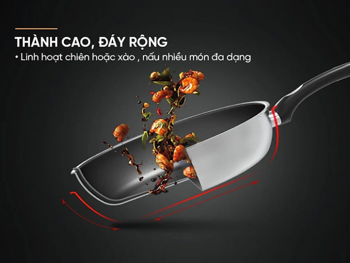 Chảo inox Sunhouse DESIRE DE24M - 24cm