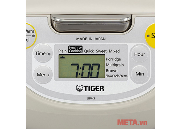 Nồi cơm điện tử Tiger JBV-S10W - 1 lít