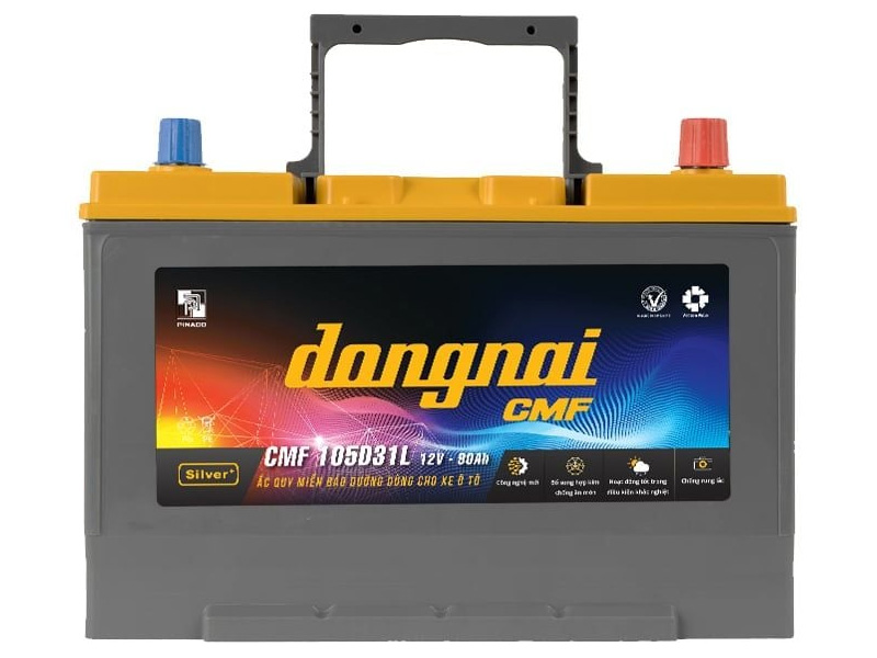 Ắc quy Đồng Nai CMF105D31 (12V, 90Ah)