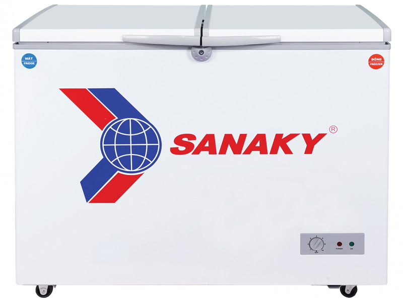 Tủ đông 2 ngăn 2 cánh mở Sanaky VH 285W2