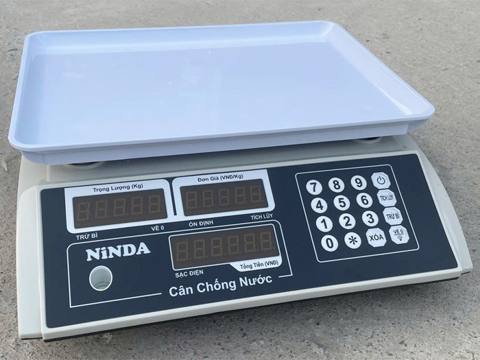 Cân điện tử Ninda SN968 cân tối đa 30kg (có chống nước)