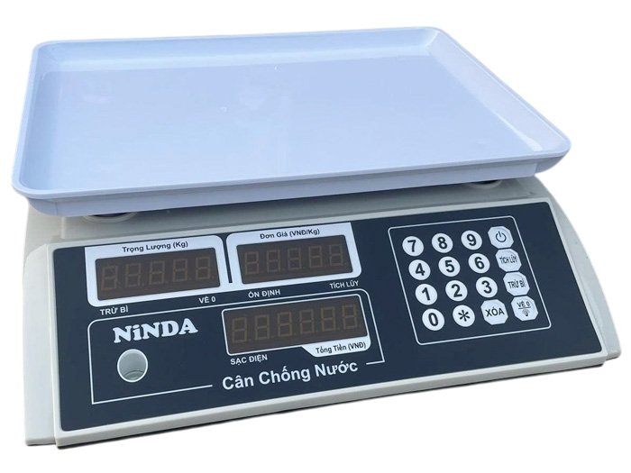 Cân điện tử Ninda SN968 cân tối đa 30kg (có chống nước)