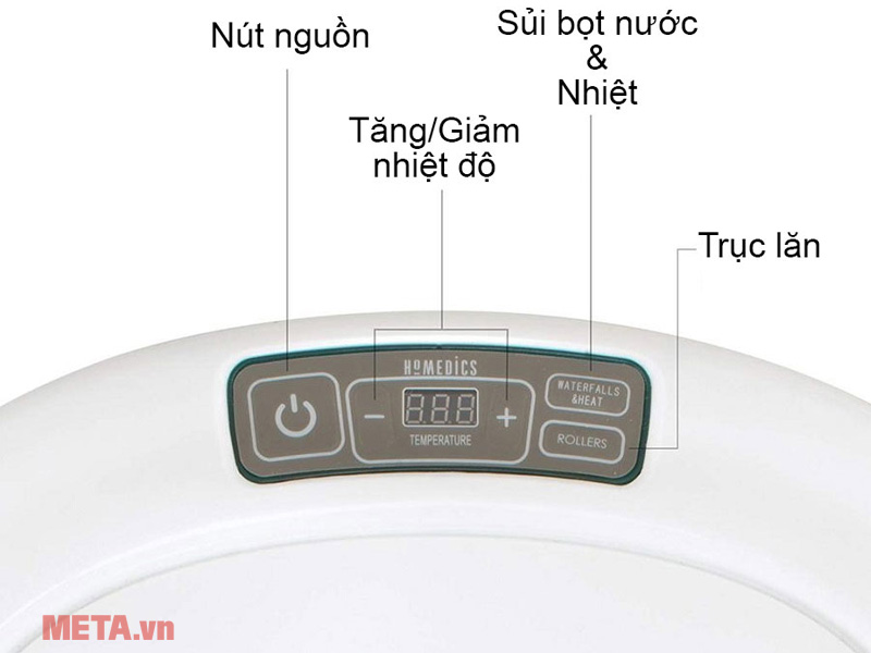 Bồn ngâm chân cao cấp con lăn tự động HoMedics FB-650
