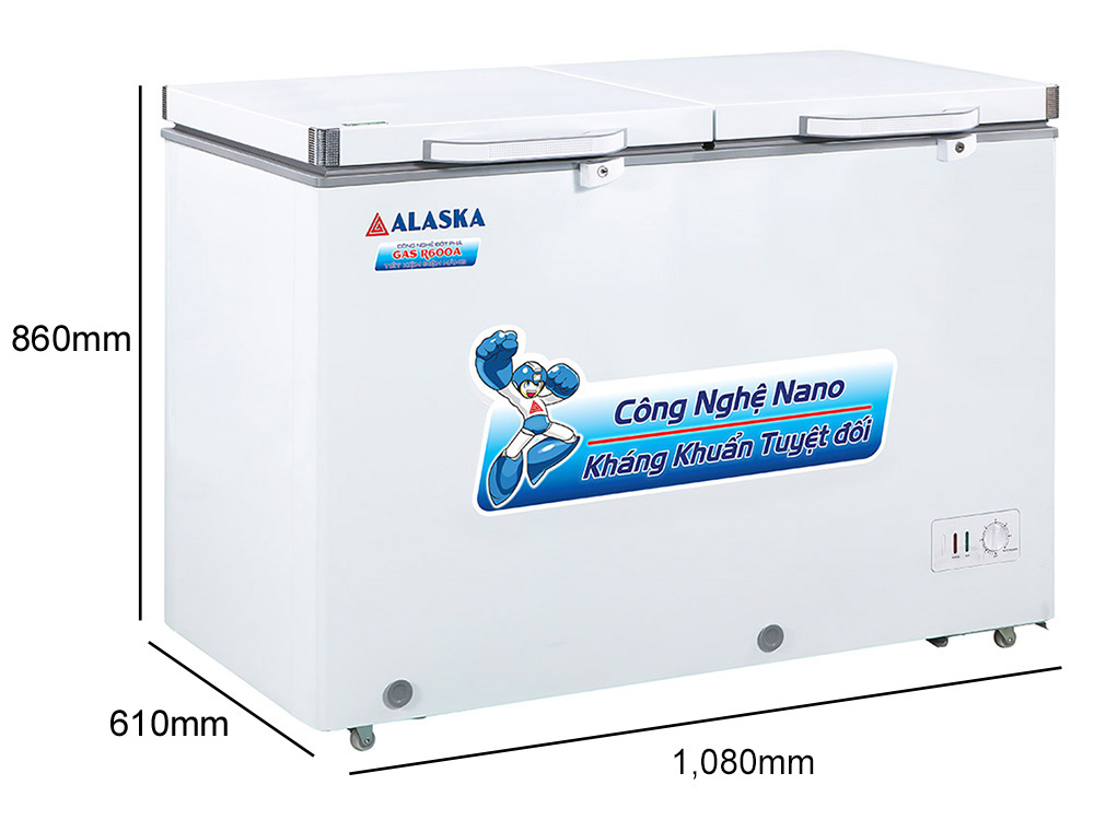 Tủ đông Alaska BCD-3568N (280 lít)