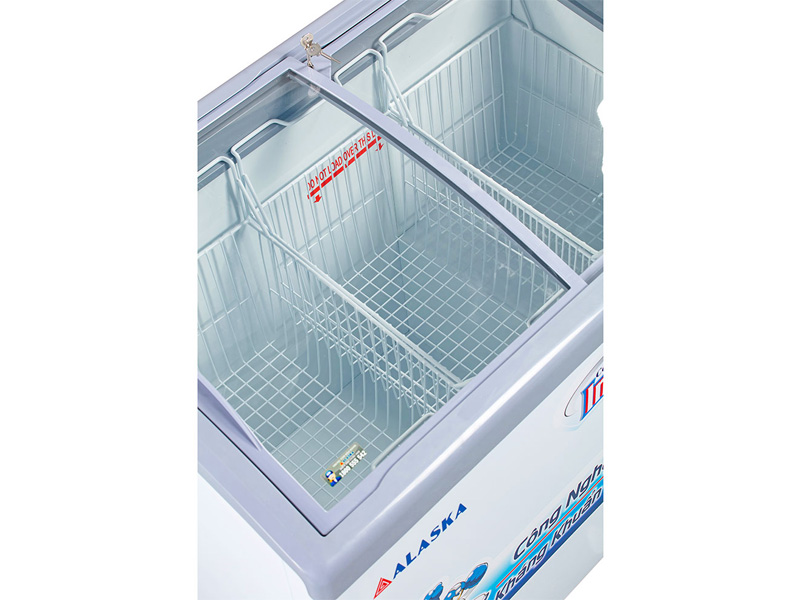 Tủ đông nắp kính cong Alaska KC-210 300 lít