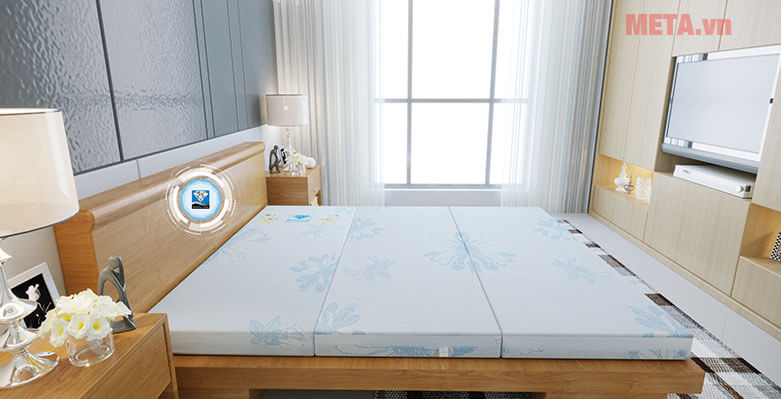 Nệm bông ép Kim Cương Acness dày 9cm