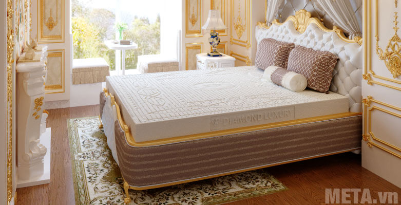 Nệm cao su thiên nhiên Kim Cương Luxury