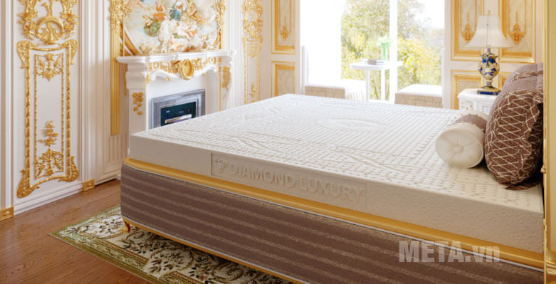 Nệm cao su thiên nhiên Kim Cương Luxury