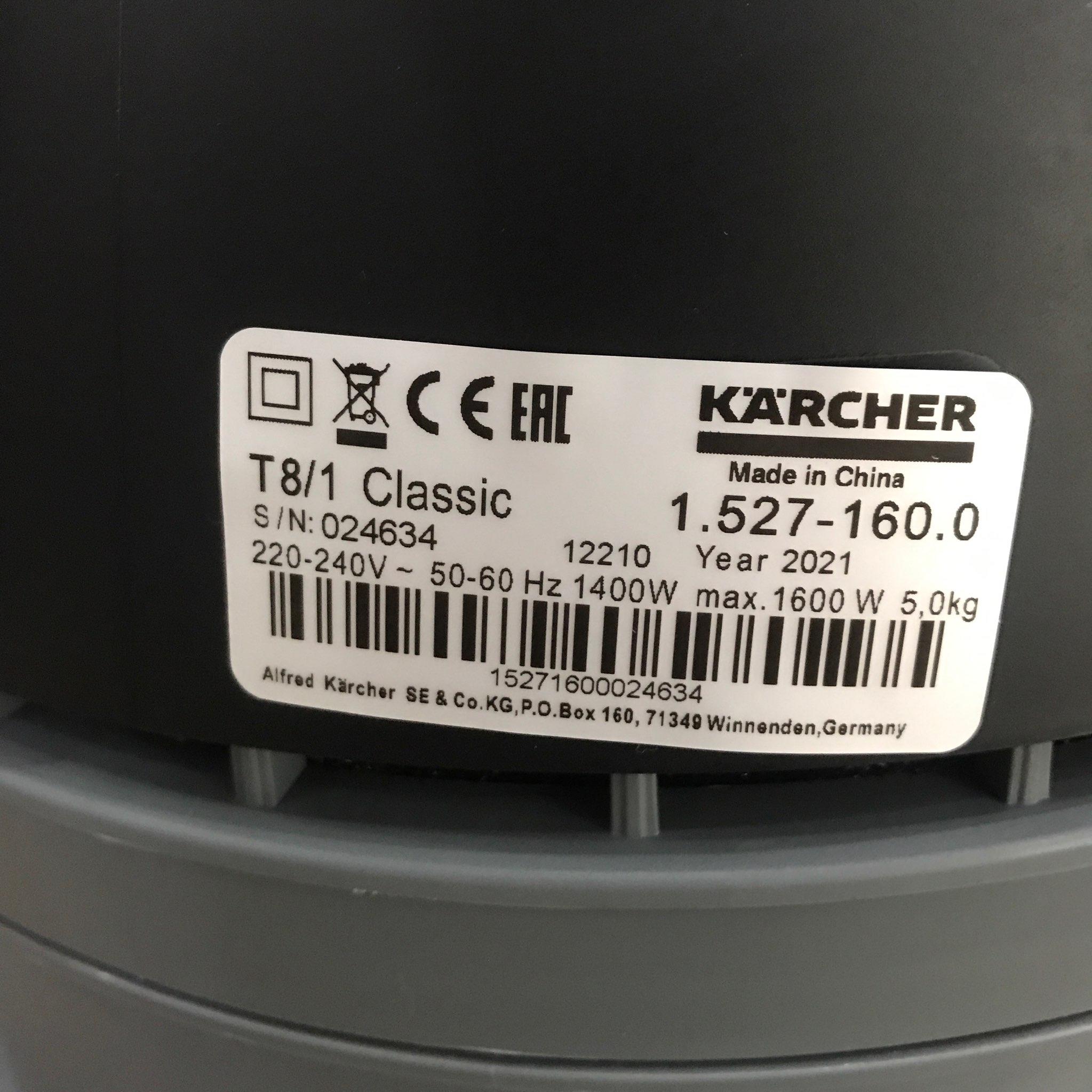 Máy hút bụi Karcher T8/1 Classic 1.527-160.0 - META.vn
