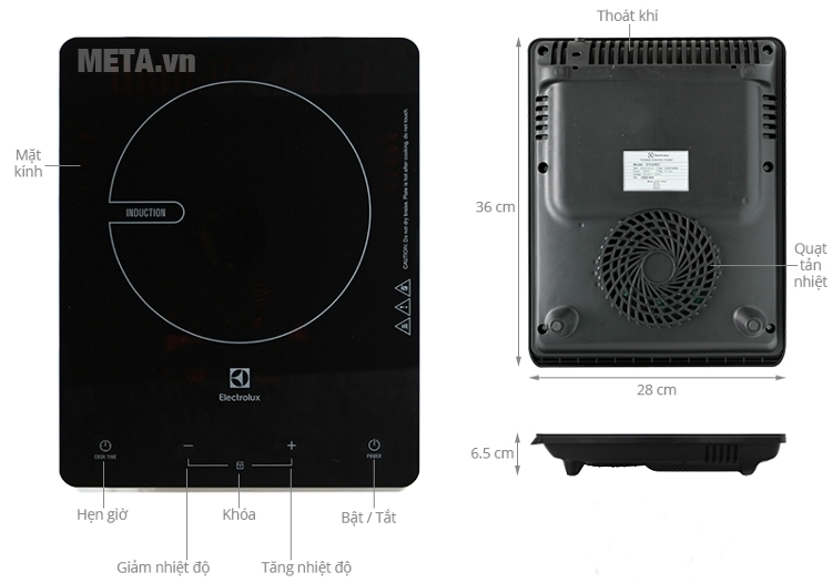 Bếp từ đơn Electrolux ETD29KC