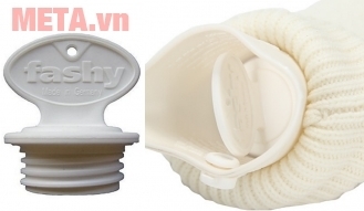 Túi chườm nóng lạnh Fashy 6700 bọc len màu trắng