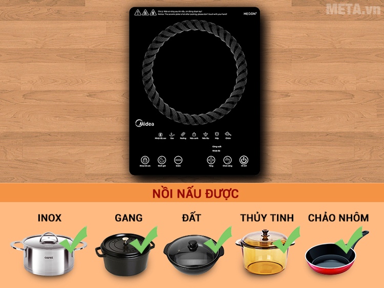 Bếp hồng ngoại Midea MIR-T2015DC