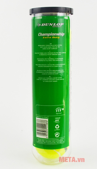 Bóng tennis Dunlop Championship Extra Duty (hộp 4 trái)