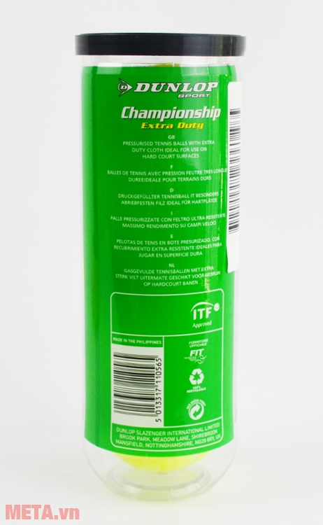 Bóng tennis Dunlop Championship Extra Duty (hộp 3 trái)