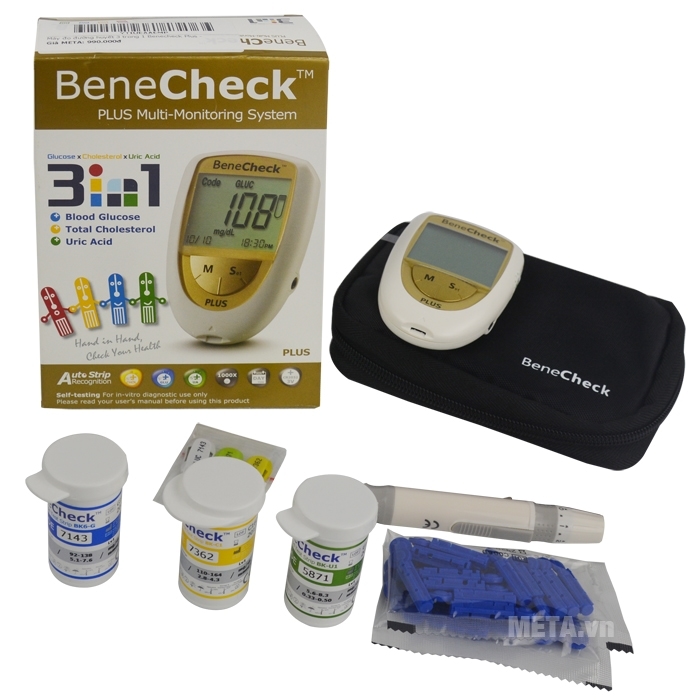 Benecheck Plus Máy đo đường huyết 3 trong 1 Benecheck Plus - META.vn