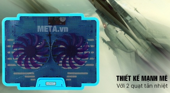 Đế tản nhiệt Cool Cold K24 - 2 quạt