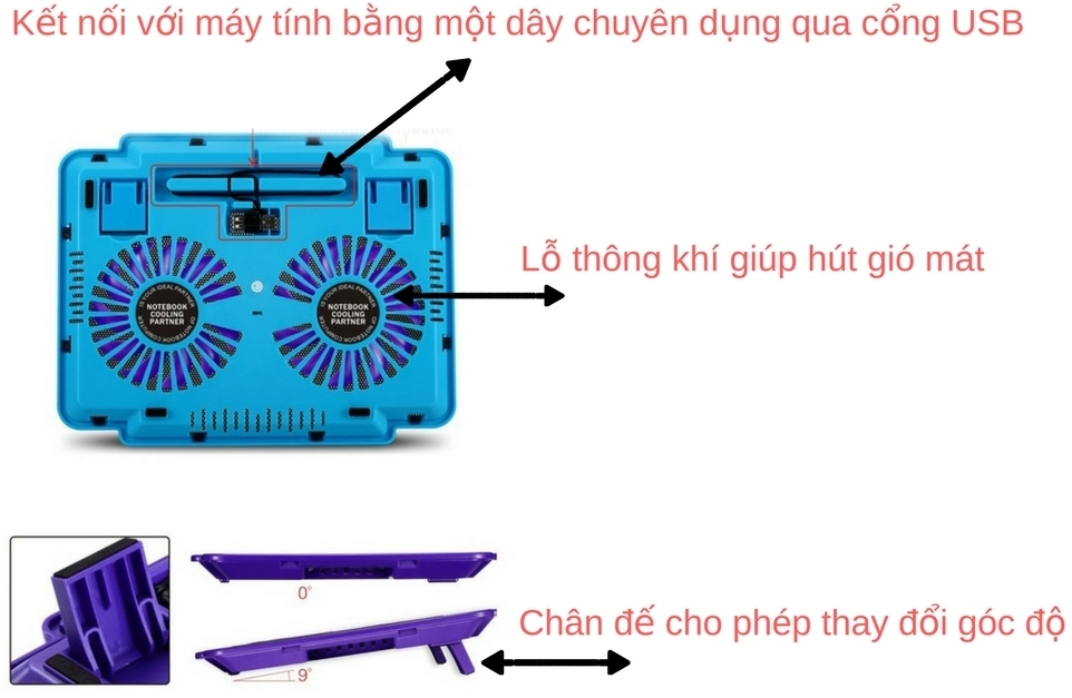 Đế Tản Nhiệt Cool Cold Thin Ice 1 - K17 Pro