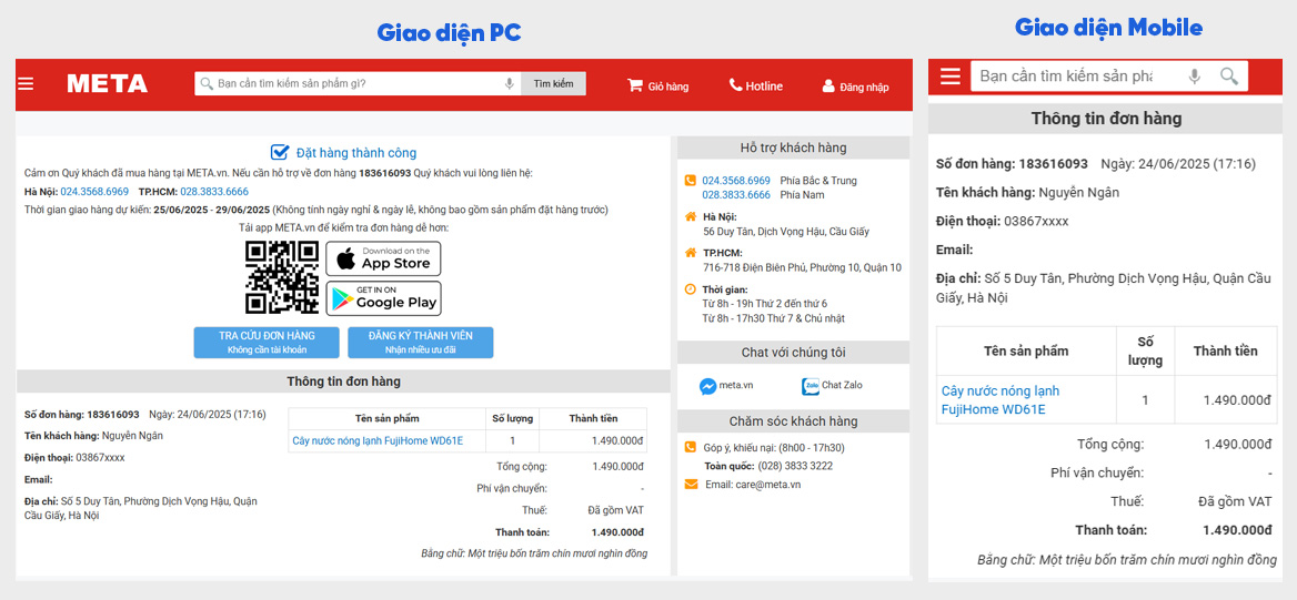 Hướng dẫn mua hàng trả góp qua Home Credit
