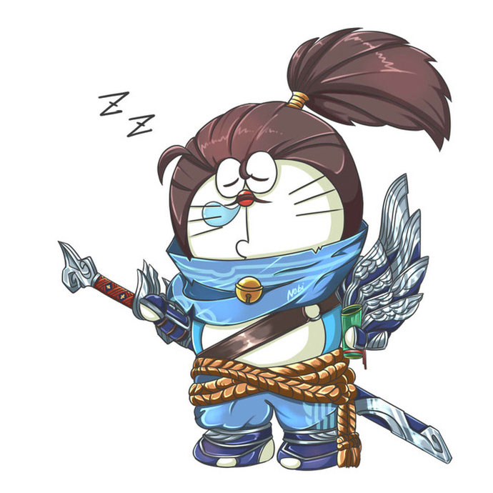 hình nền mát mẻ doraemon