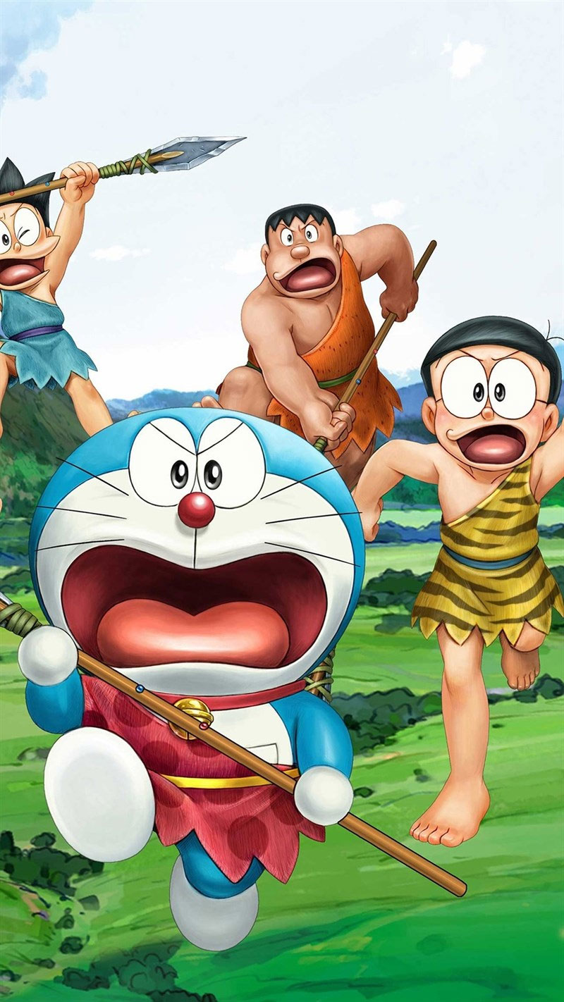 hình nền mát mẻ doraemon
