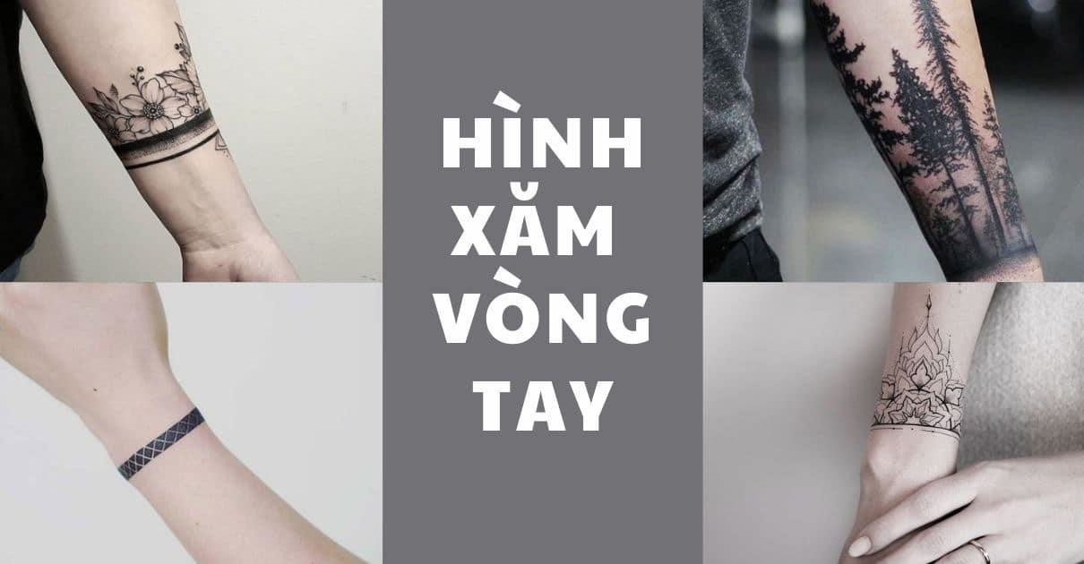 Những mẫu hình xăm vòng tay đẹp dành cho nam và nữ