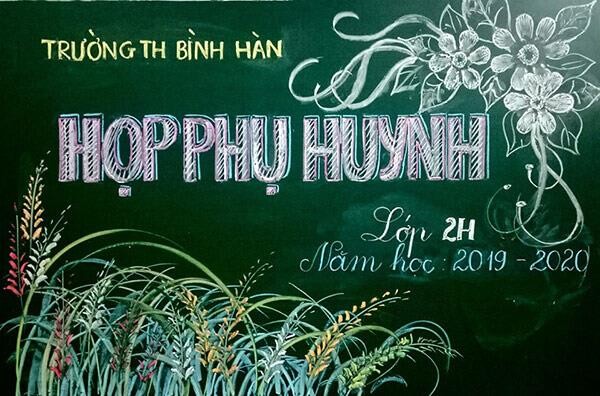 Mẫu trang trí ban họp phụ huynh đẹp nhất