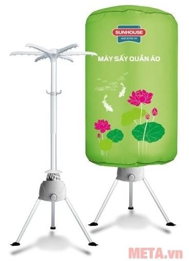 Máy sấy quần áo Sunhouse SHD2610 có 3 chân trụ vững chắc. Máy sấy quần áo Sunhouse SHD2610 có 3 chân trụ vững chắc.